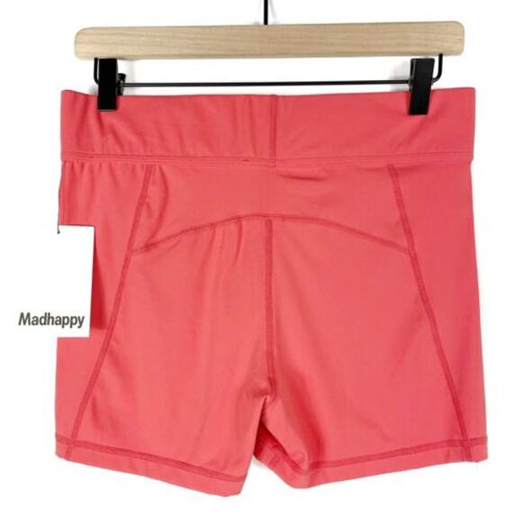 Madhappy Bike Shorts Tech Sz L Women’s‎ Orange Athletics - Picture 3 of 4